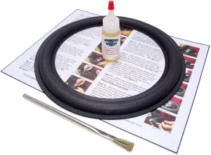 10" Subwoofer Foam Surround Edge Repair Kit - 1 Speaker Kit - Compatible with JL Audio 10W0, 10W3, 10W3v2, 10W4, 10W6, 10W8, 1010, 10-W