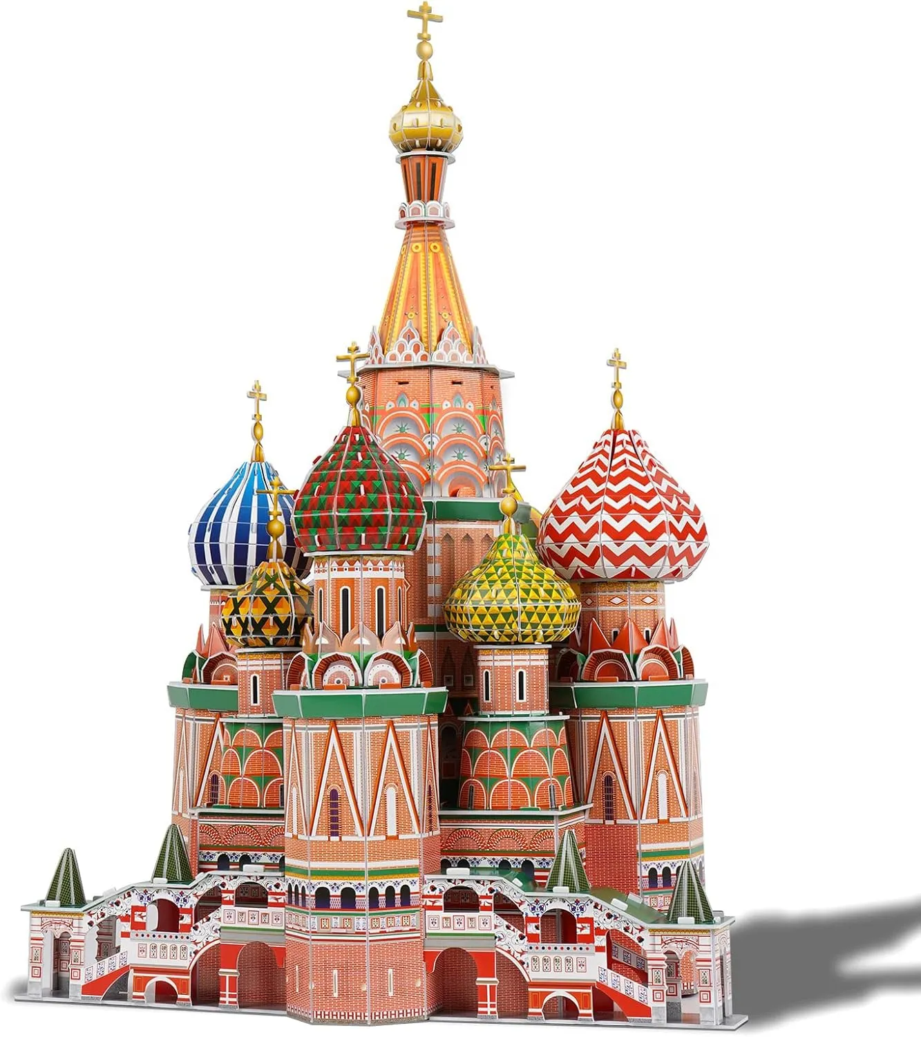 3D Puzzles for Adults & Kids St. Basil's Cathedral Building Set, Russia Cathedral Architecture Craft Model Kits, Educational 3D Jigsaw Puzzle Toy Birthday for Teens Boys Girls, 231 PCS