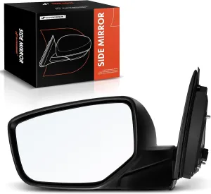 A-Premium Driver Side Power Door Mirror - Compatible with Honda Accord 2008 2009 2010 2011 2012 - Non-Heated Manual Folding Black Outside Rear View Mirror - Replace# 76258-TA5-A01