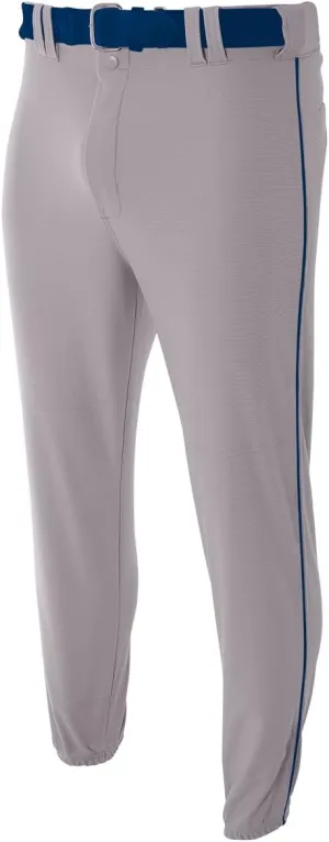 A4 Men's Pro-Style Elastic Bottom Baseball Pant