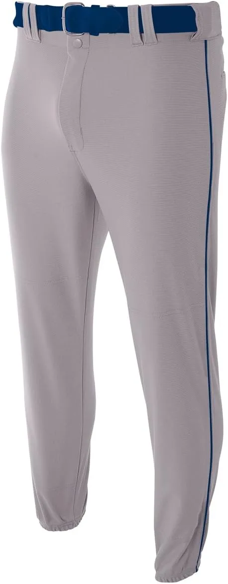 A4 Men's Pro-Style Elastic Bottom Baseball Pant