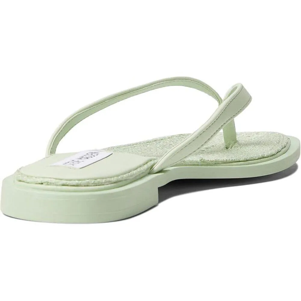 Abela Mint Flat Thong Sandals