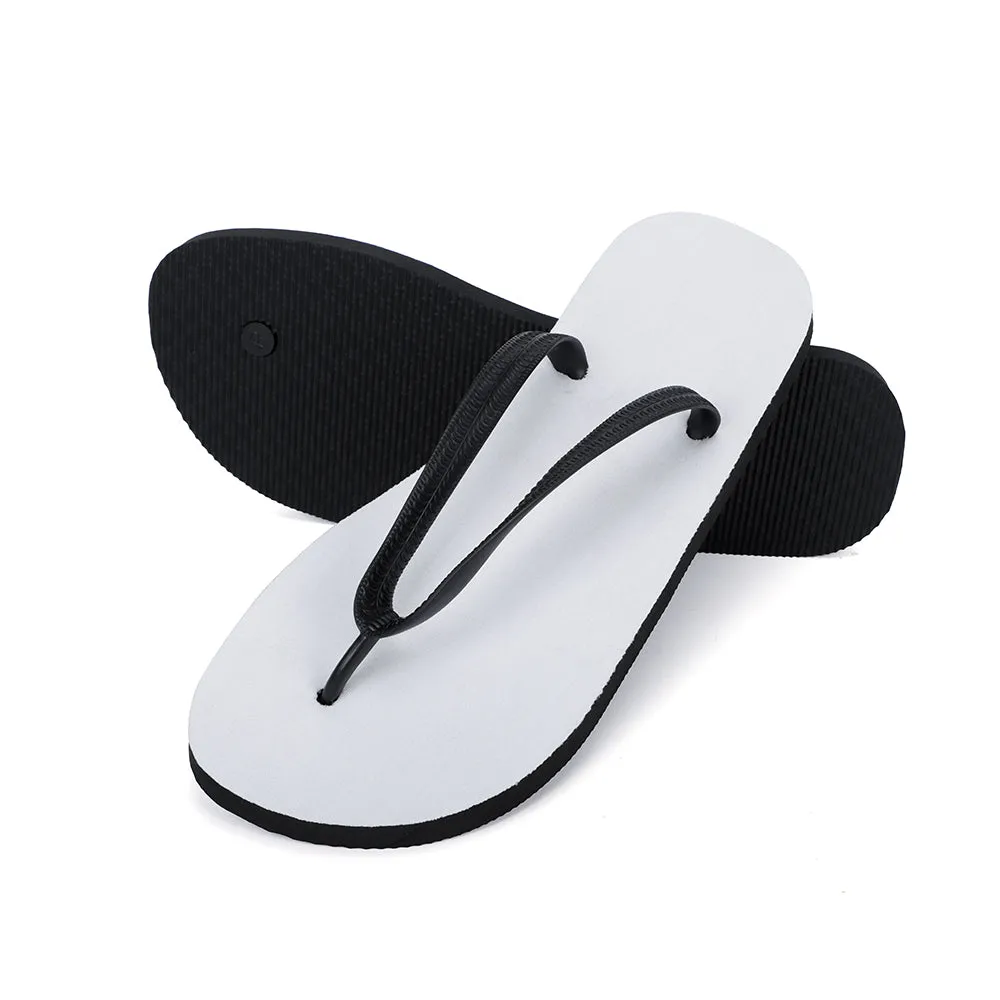 Adults Flip Flop-Black Sole-M-20pcs