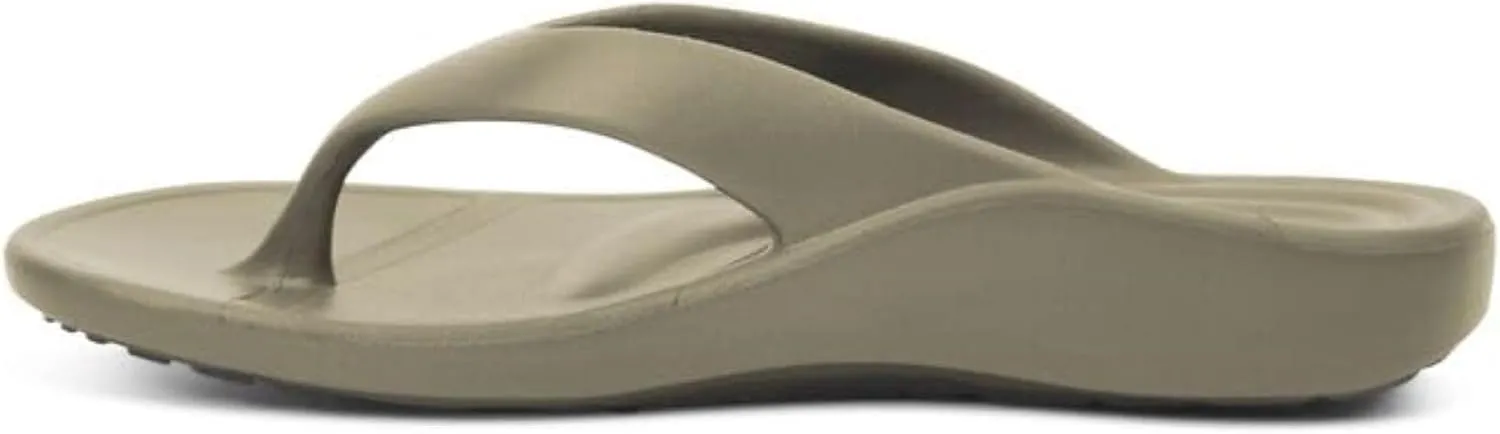 Aetrex Maui Orthopedic Mens Flip Flops - Arch Support Shock Absorption w/ UltraSKY EVA Foam Pressure Relief Water-Friendly Flip Flops for Men