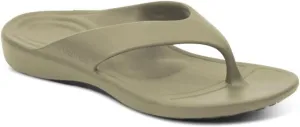 Aetrex Maui Orthopedic Mens Flip Flops - Arch Support Shock Absorption w/ UltraSKY EVA Foam Pressure Relief Water-Friendly Flip Flops for Men