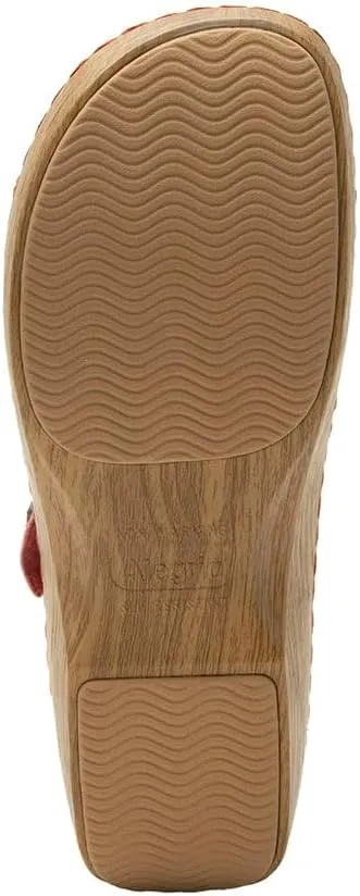 Alegria Women's Opheliah Comfort Shoes V-Cut Leather Mary Jane