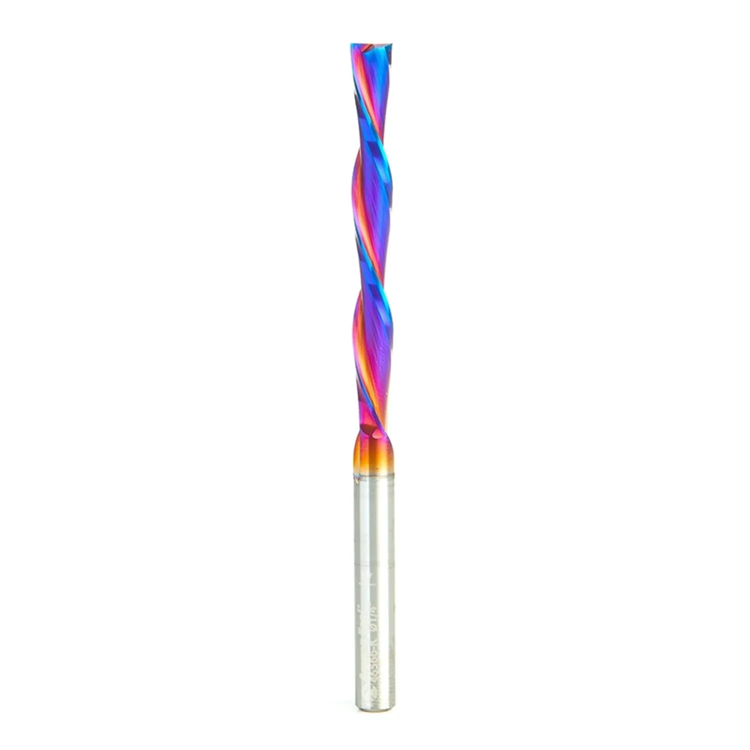 Amana Tool 46566-K SC Spektra Extreme Tool Life Coated Foam Cutting Down-Cut Spiral 1/4 D x 2-1/4 CH x 1/4 SHK x 4 Inch Long Flat Bottom Router Bit