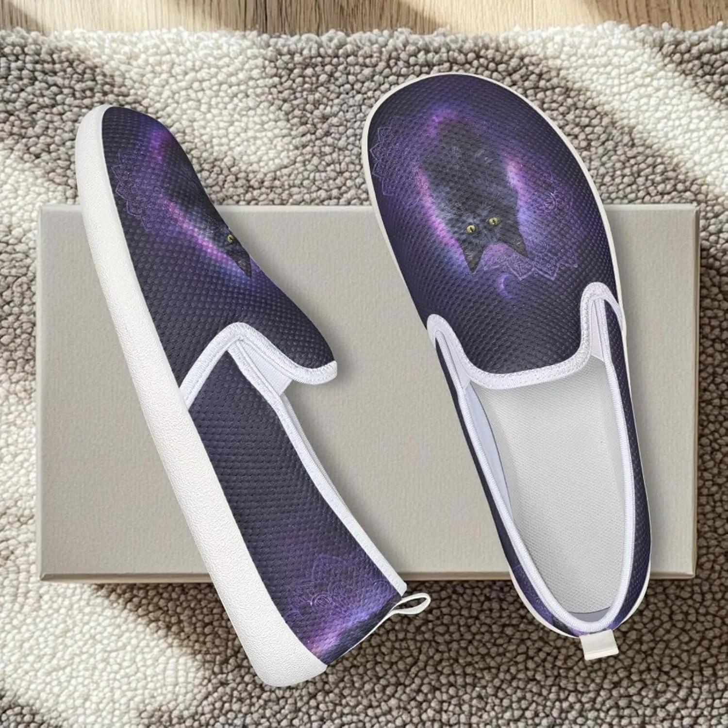 Animal Print Running Shoes | Flats for Women | Tennis Shoes | Slip Resistant Work Shoes