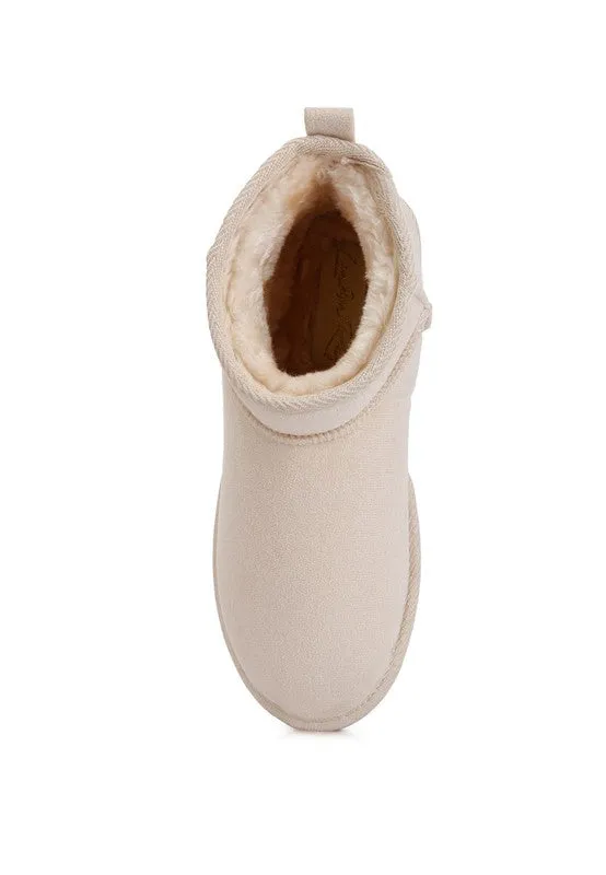 Ankle Flat Winter Booties