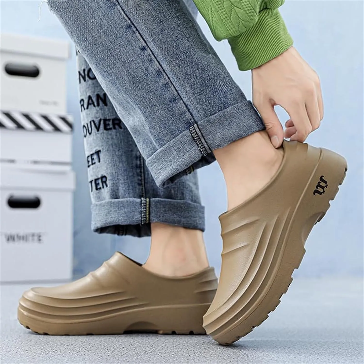 Armadillo Clogs for Nurses Chef Shoes Men Nonslip Work Shoes Women Kitchen Restaurant Slip Resistant Lightweight Waterproof for Food Service Nursing Shoe Casual Walking Footwear Oil Non-Slip Working