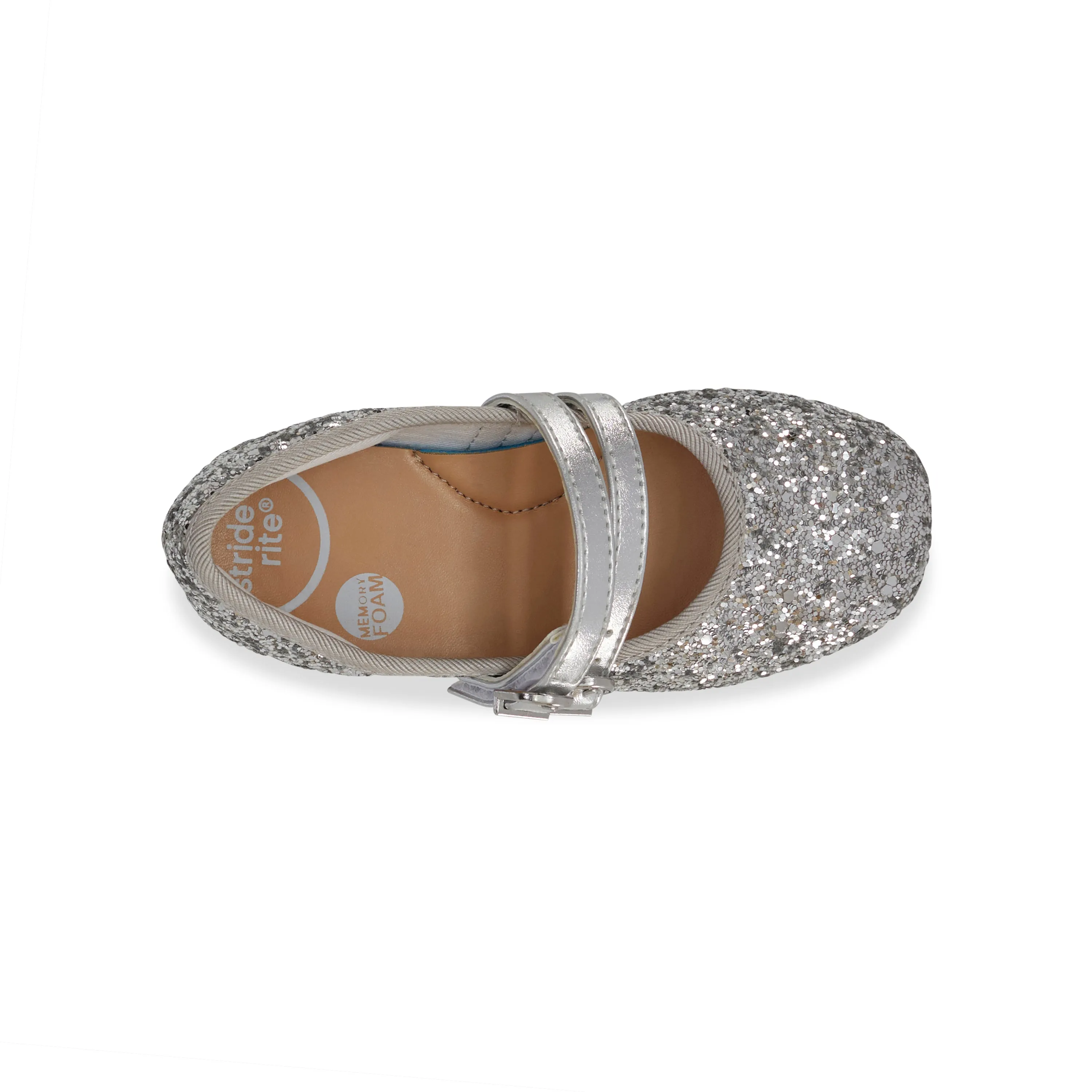 Avril Ballet Flat - Little Kid Silver