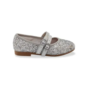Avril Ballet Flat - Little Kid Silver