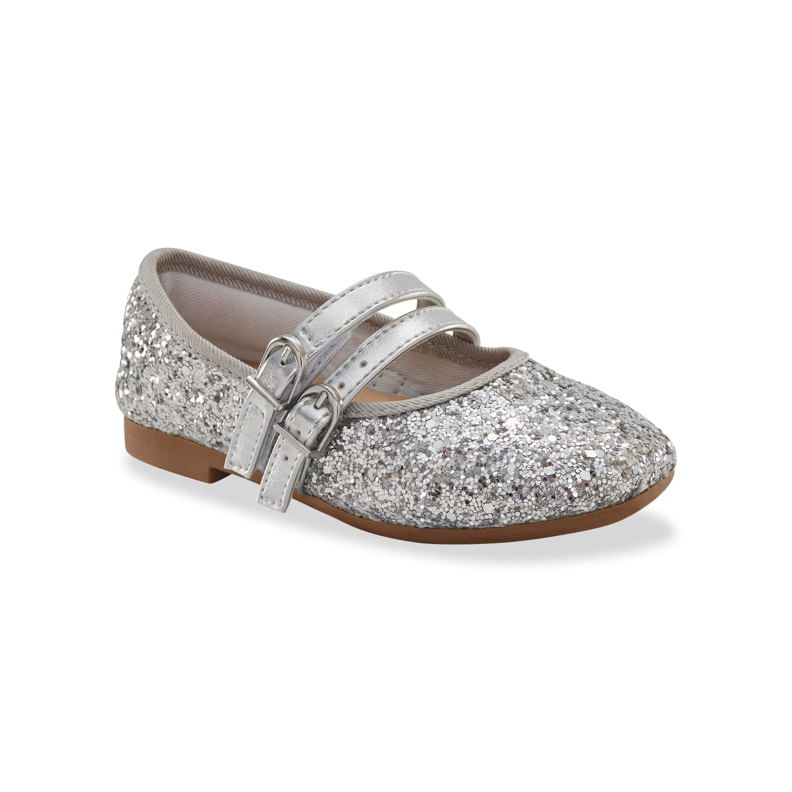 Avril Ballet Flat - Little Kid Silver