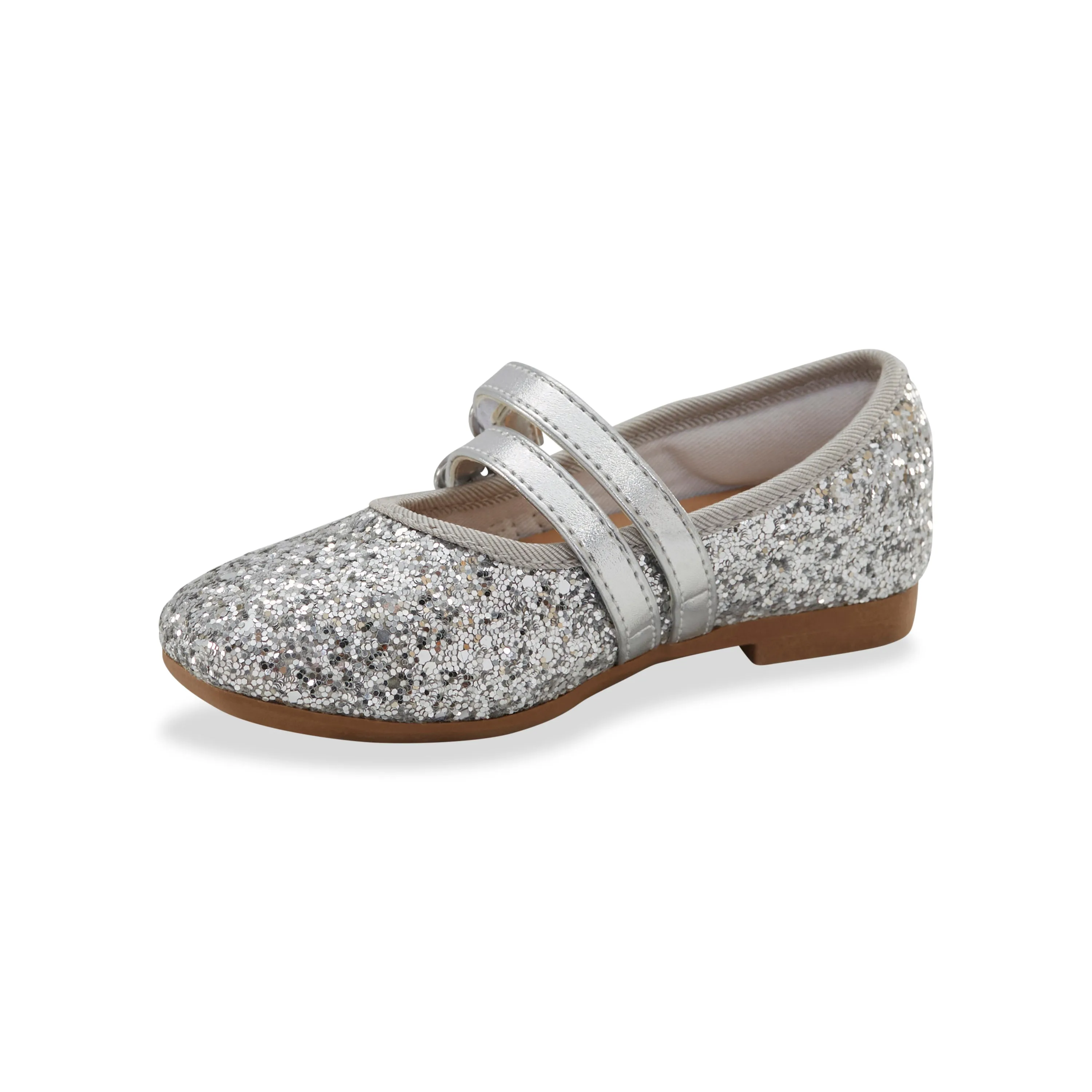 Avril Ballet Flat - Little Kid Silver