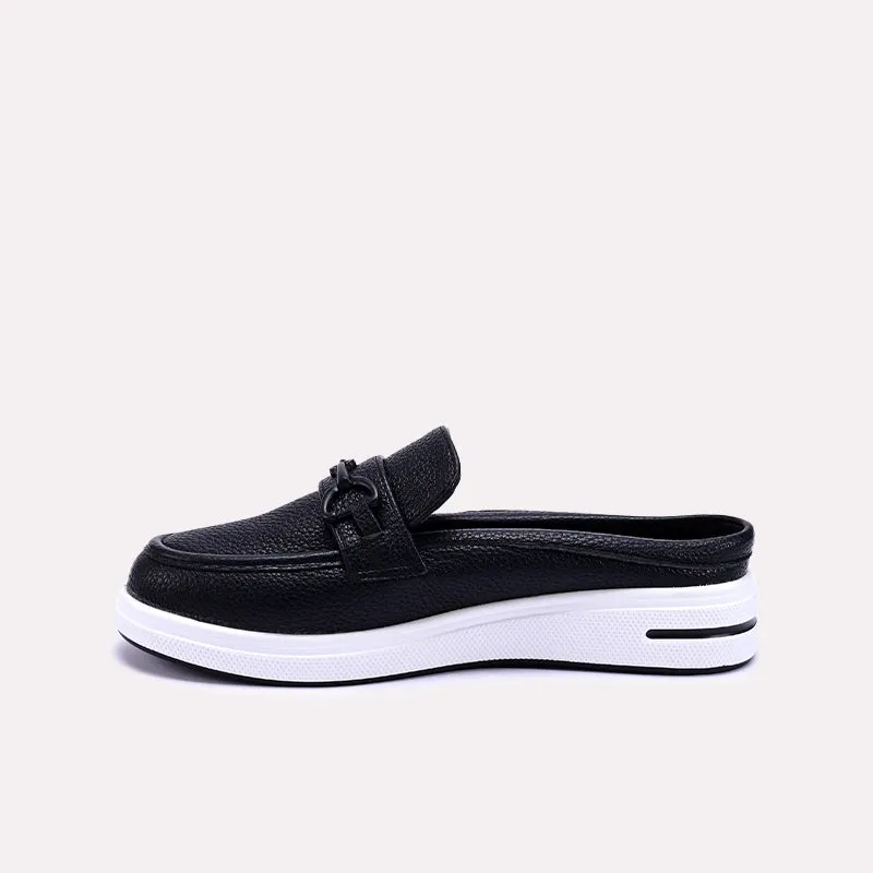 Azelya Black Casual Mule Pumps 0431378