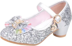 Baby Girls' Sandals Summer Bling Pearl Crystal Butterfly Princess Dance Dress Shoes Big/Little Kid Single Shoes