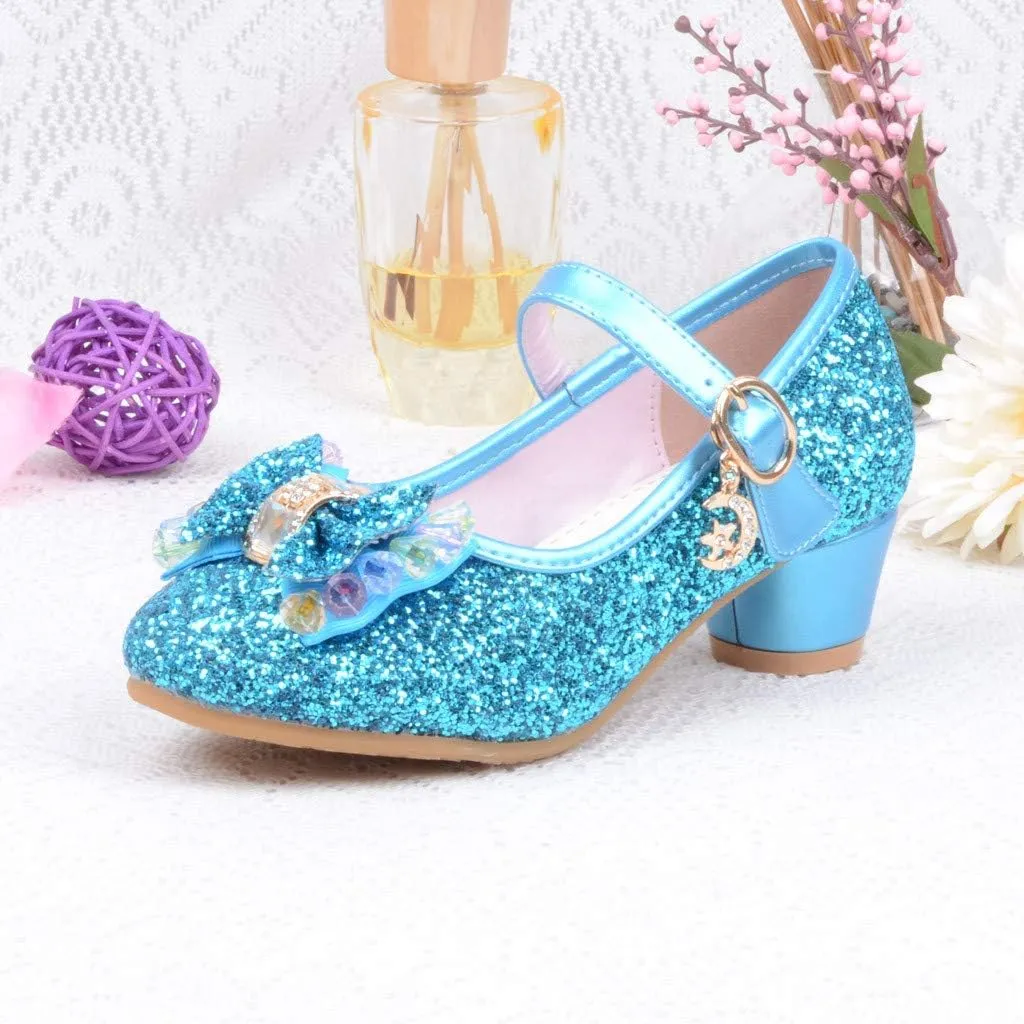 Baby Girls' Sandals Summer Bling Pearl Crystal Butterfly Princess Dance Dress Shoes Big/Little Kid Single Shoes