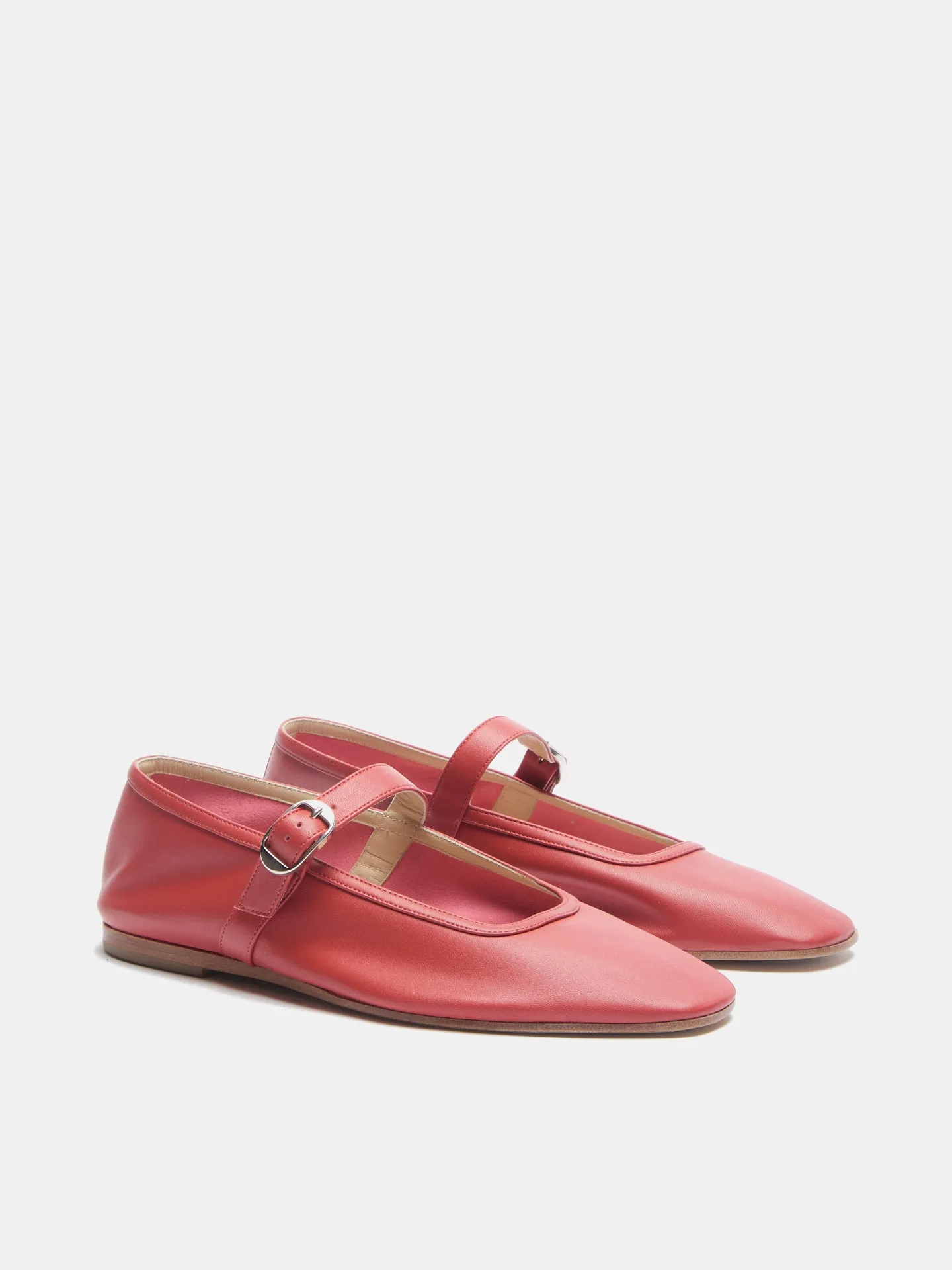 Ballet Mary Jane / Blood Orange Leather