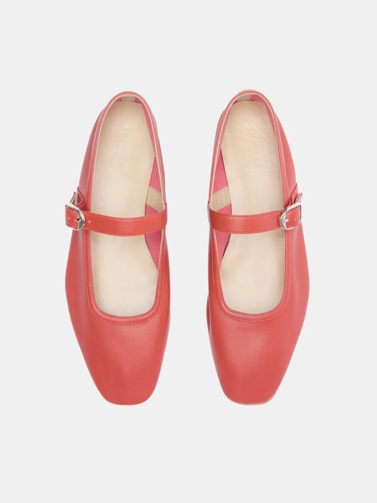 Ballet Mary Jane / Blood Orange Leather