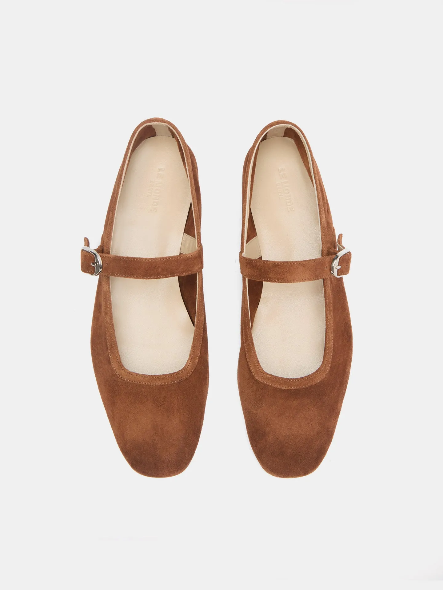 Ballet Mary Jane / Cognac Suede