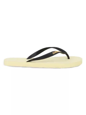 Banana Leaf Off White Flipflops