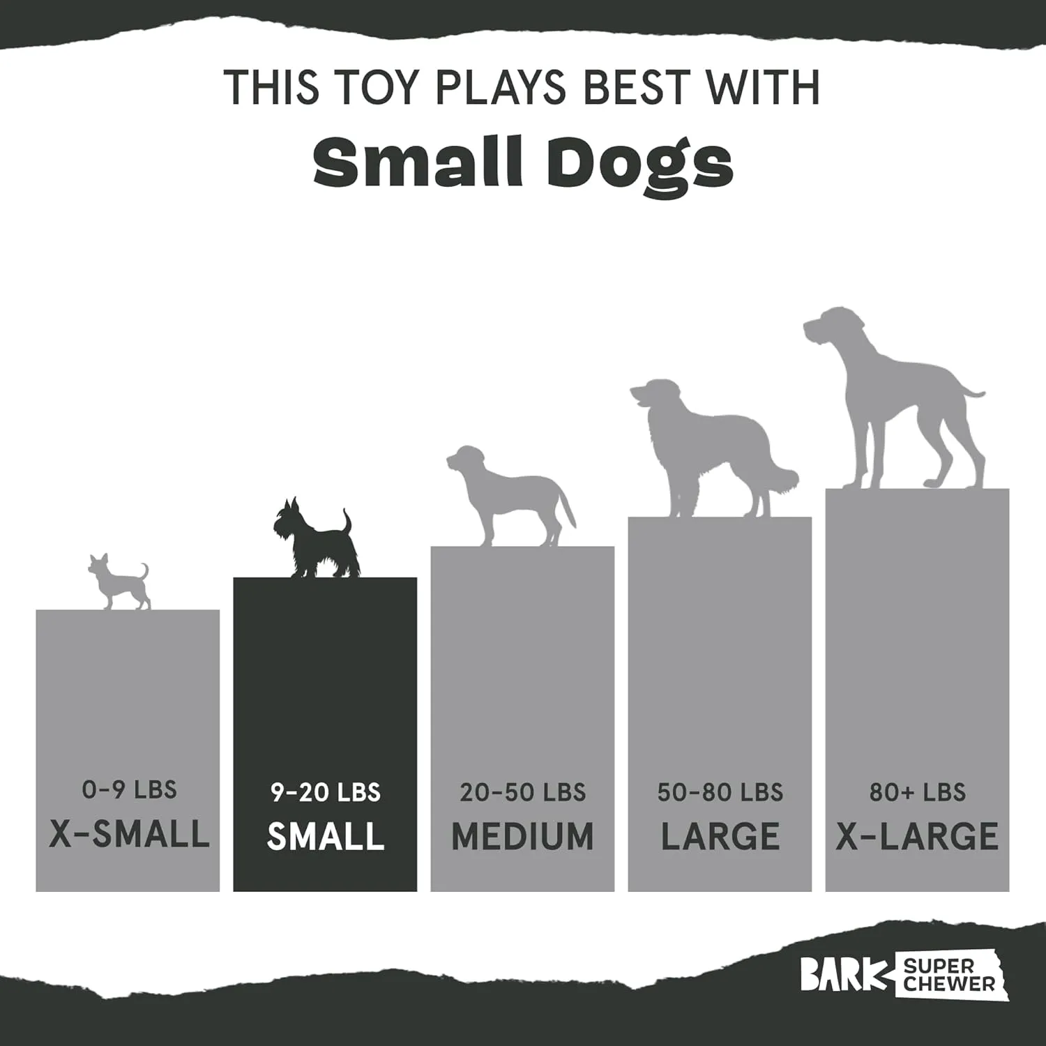 Barkbox Munchie The Bear Dog Toy for Treat Dispensing and Bouncing for Dogs up to 20 lbs, Small