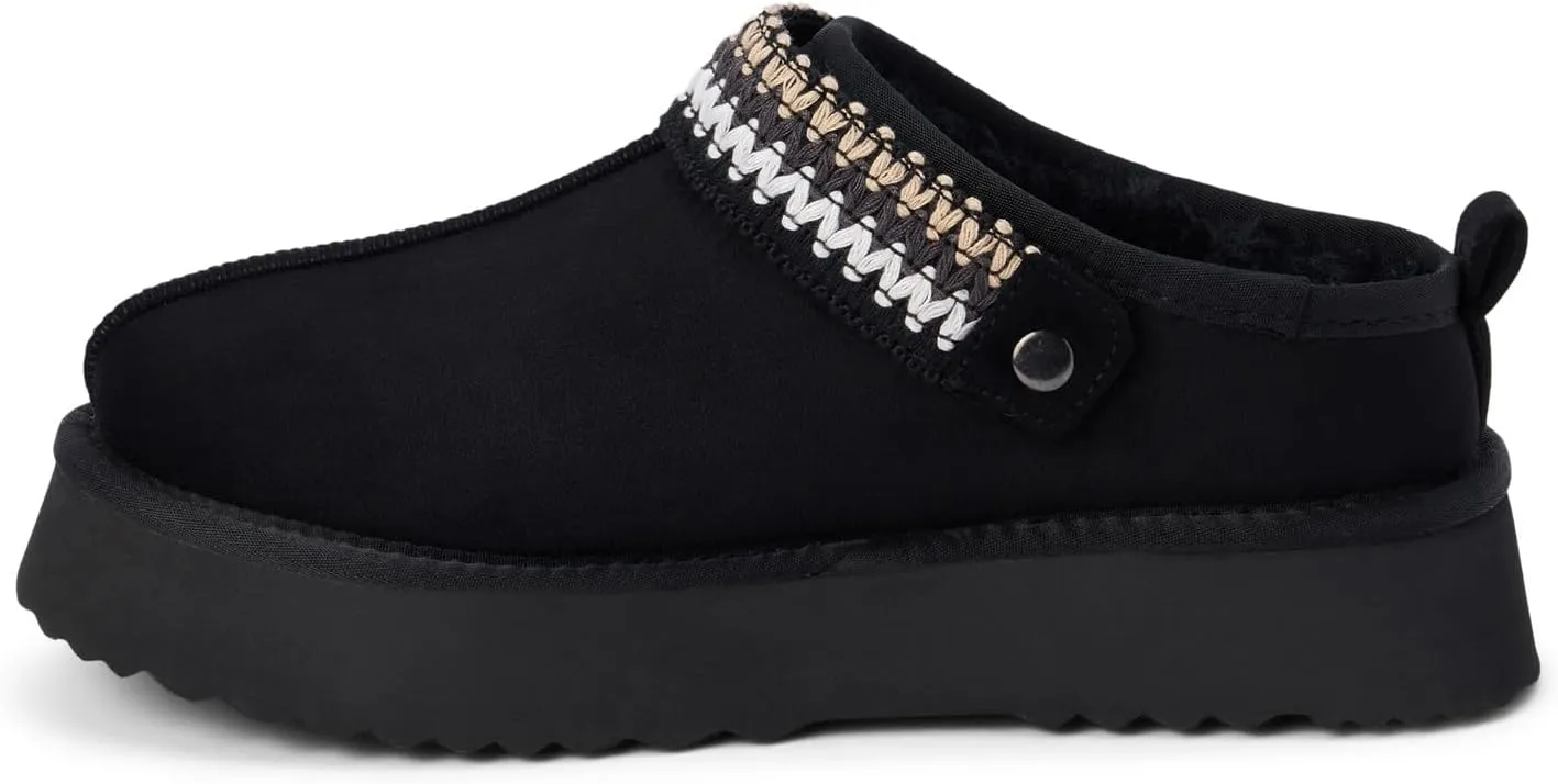 BEACH by Matisse Women's Storm Embroidered Scuff Slipper Casual Shoes