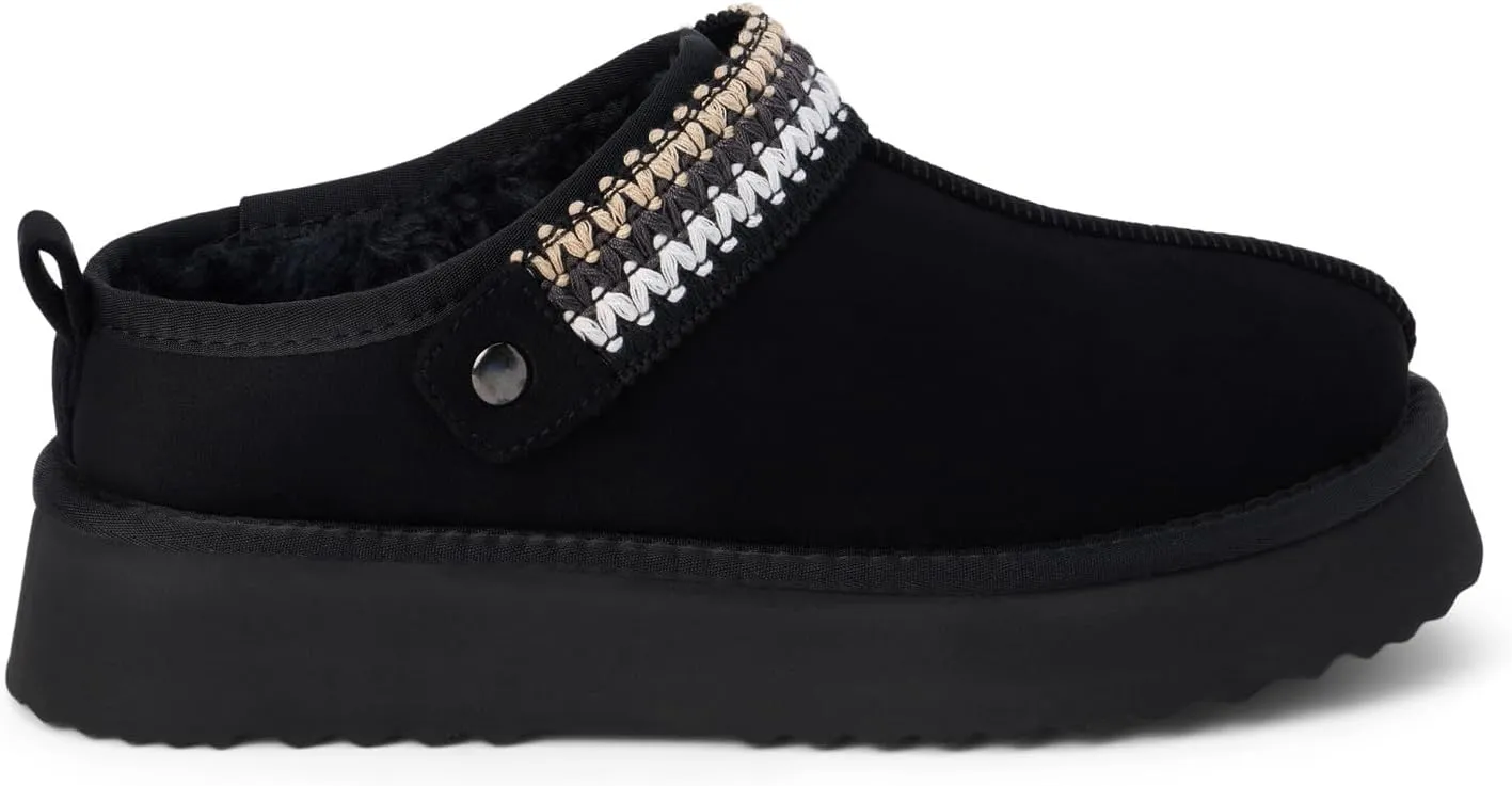 BEACH by Matisse Women's Storm Embroidered Scuff Slipper Casual Shoes