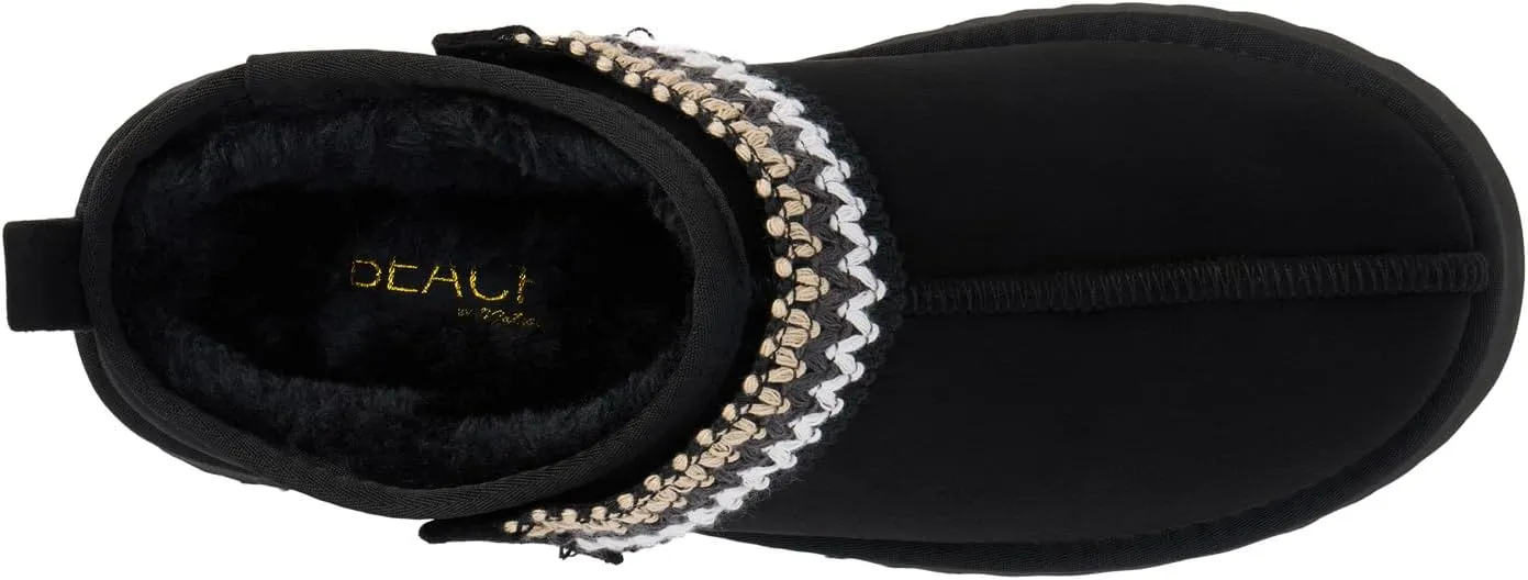 BEACH by Matisse Women's Storm Embroidered Scuff Slipper Casual Shoes