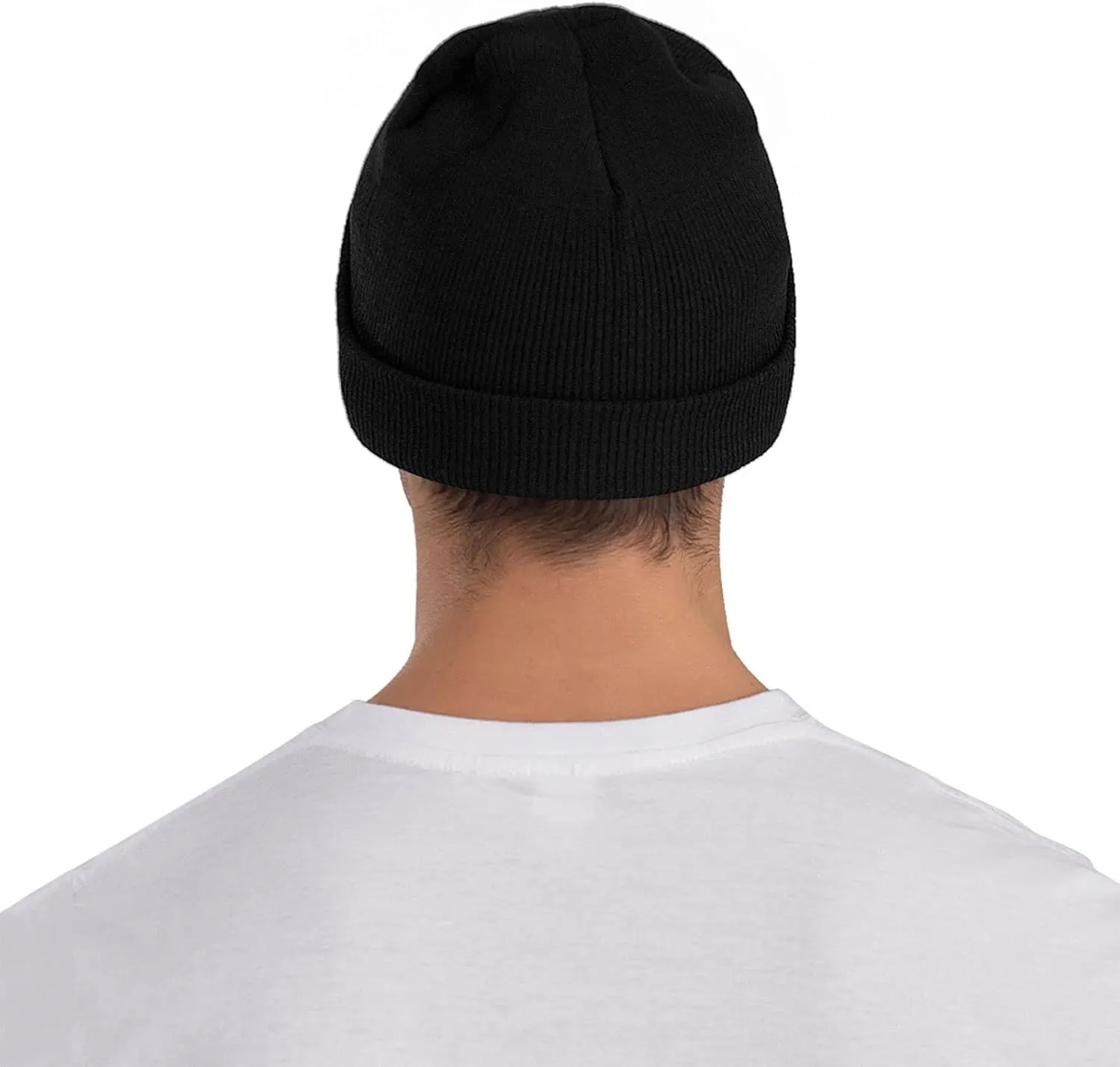 Beanie for Men Winter Hats for Women Knit Hat Hammerhead Sharks Beanie Soft Warm Cuffed Caps Stylish Watch Cap Black Beanie
