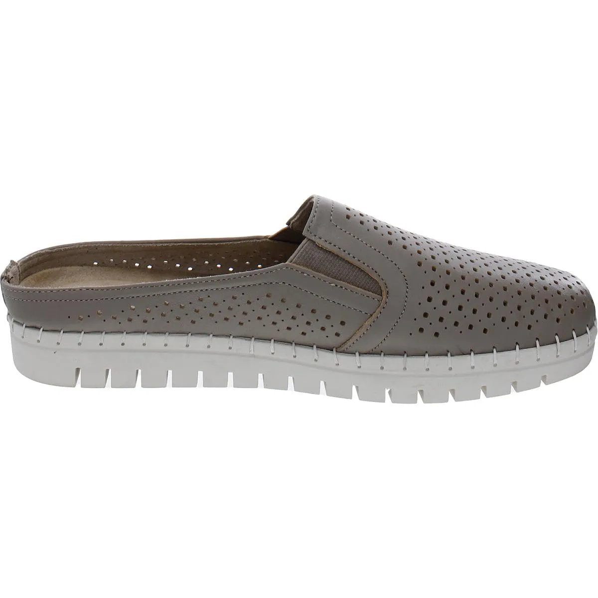 Bella Vita Women's Refresh Sneaker Slide Mule, Natural Leather, 6.5 Wide