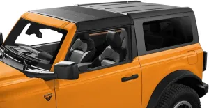 Bestop 5246017 Bronco Sunrider for Hardtop - '21-Current Bronco 2-Door (Black Twill)