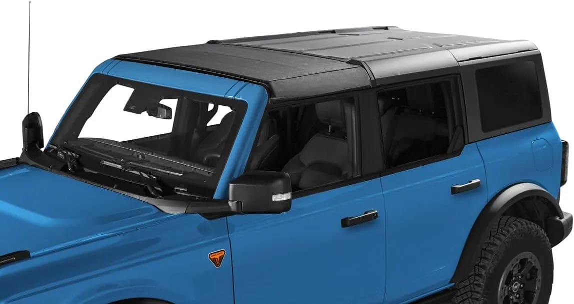 Bestop 5246117 Bronco Sunrider for Hardtop - '21-Current Bronco 4-Door (Black Twill)