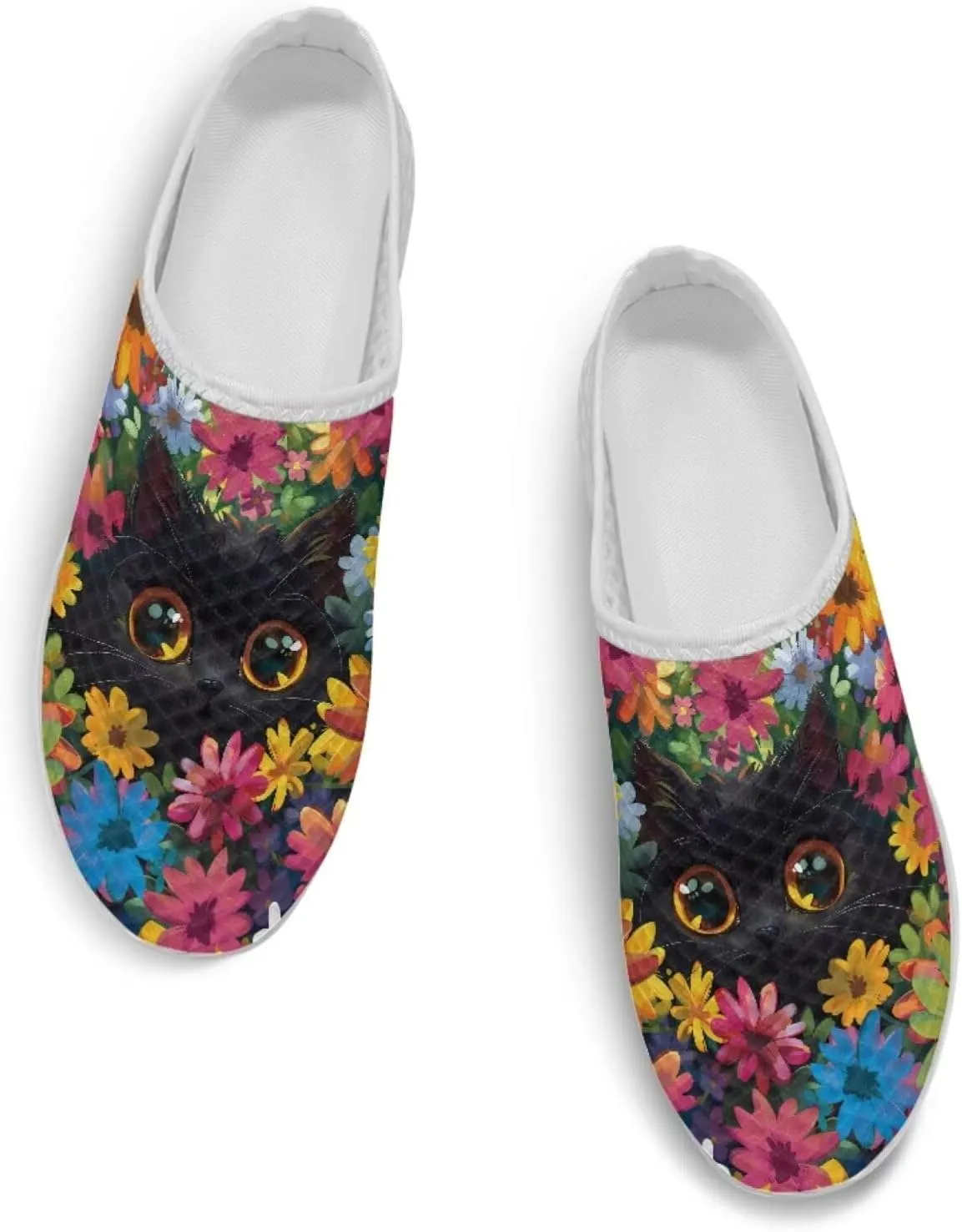 Binienty Clogs for Women Slip on Mesh Mule Shoes Arch Support Garden Clogs with EVA Sole