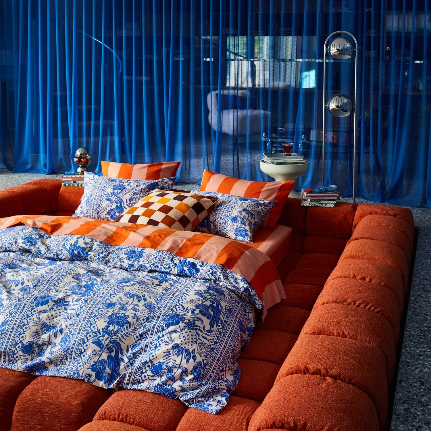 Blanca Cotton Flat Sheet Aperol