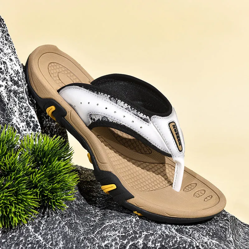 Breathable and comfortable flat outdoor sandals for men