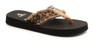 Brown Corkys Leopard Fringe Chill Out Secret sale Easy tracking