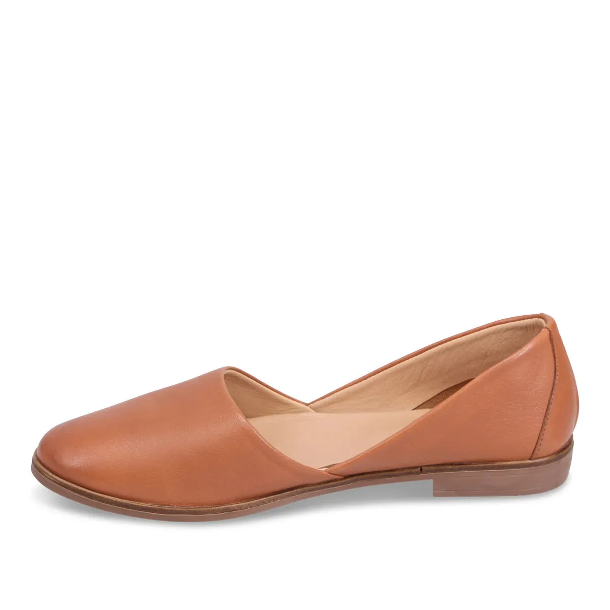 Bueno AXEL Flat in Dark Tan