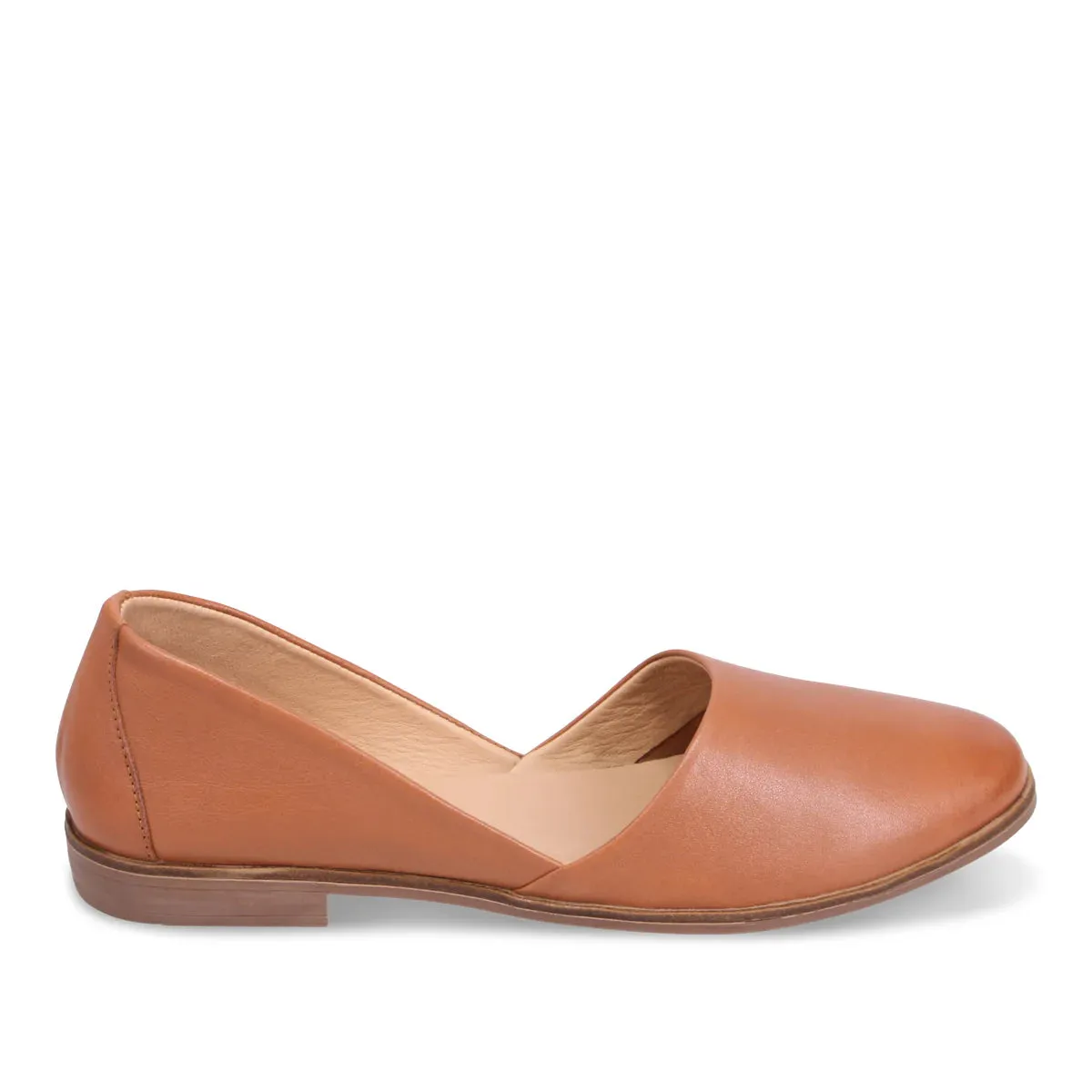 Bueno AXEL Flat in Dark Tan