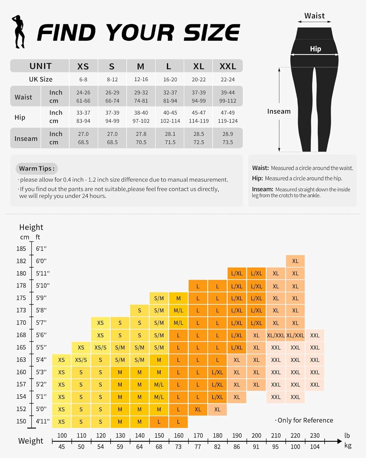 CAMBIVO Yoga Pants with Pockets for Women, High Waisted Women's Workout Leggings, Non See Through and 4 Way Stretch Pants