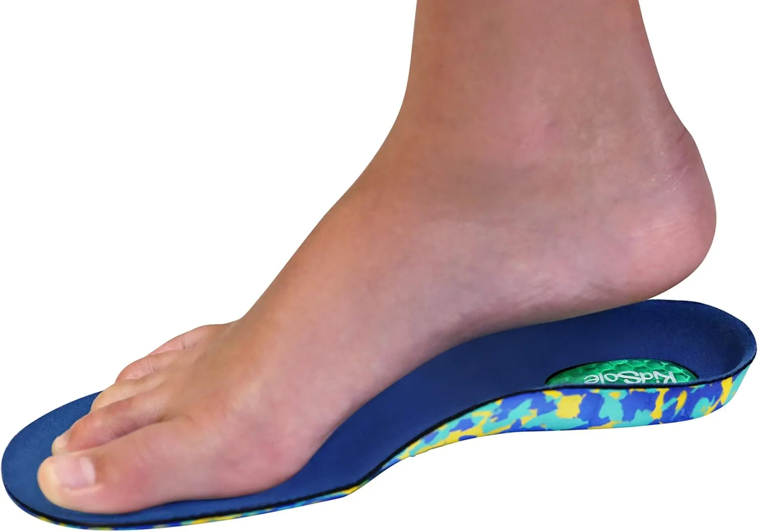 Camo Comfort Childrens Insoles for Kids with Flat Feet Who Need Arch Support by KidSole (Kids Size 12-1.5)