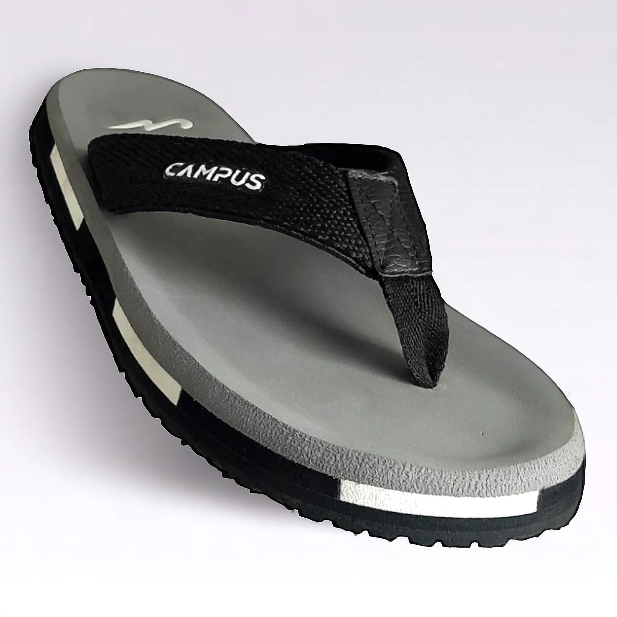 CAMPUS GC1032 GREY/BLACK Men's Slipper/Chapple/Flip flop