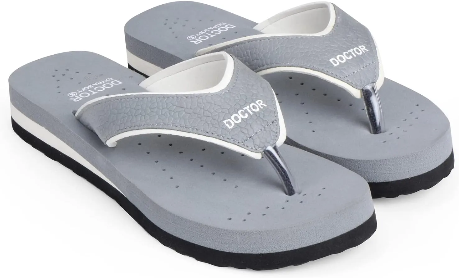 Care Diabetic Orthopedic Pregnancy Flat Super Comfort Dr Flipflops and House Slippers For Women's and Girl's D-18