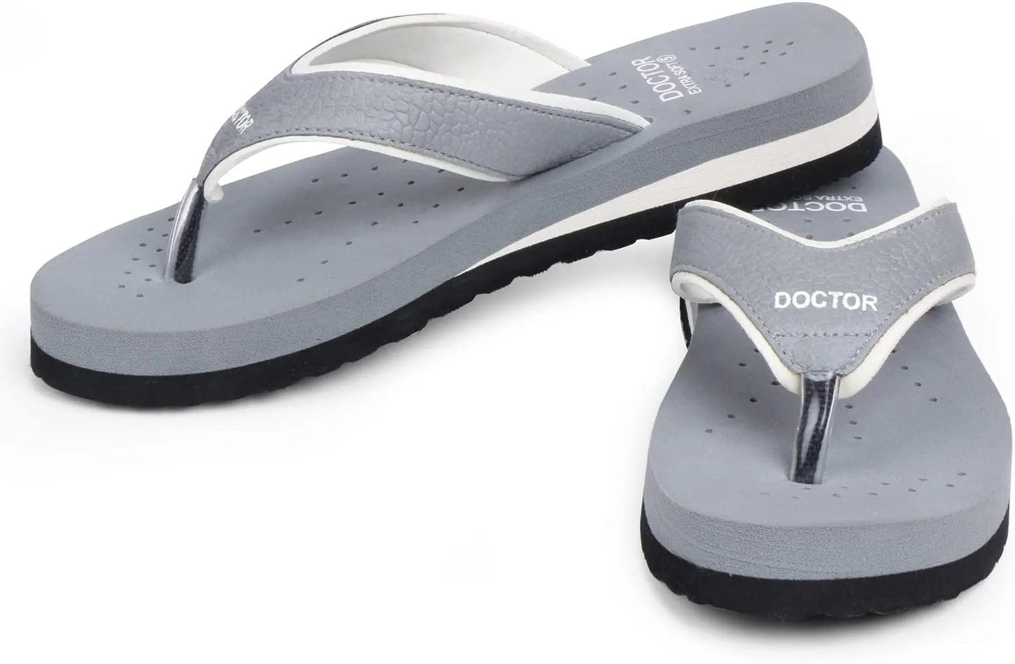 Care Diabetic Orthopedic Pregnancy Flat Super Comfort Dr Flipflops and House Slippers For Women's and Girl's D-18