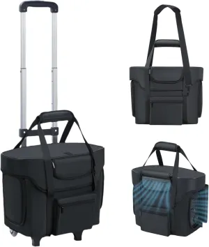 Carrying Case Compatible with ECOFLOW DELTA 2,Portable Power Station Bag,Soft Generator Cover,For ECOFLOW DELTA 2 Bag with Wheels and Pull Rods Suitable for Camping Essentials
