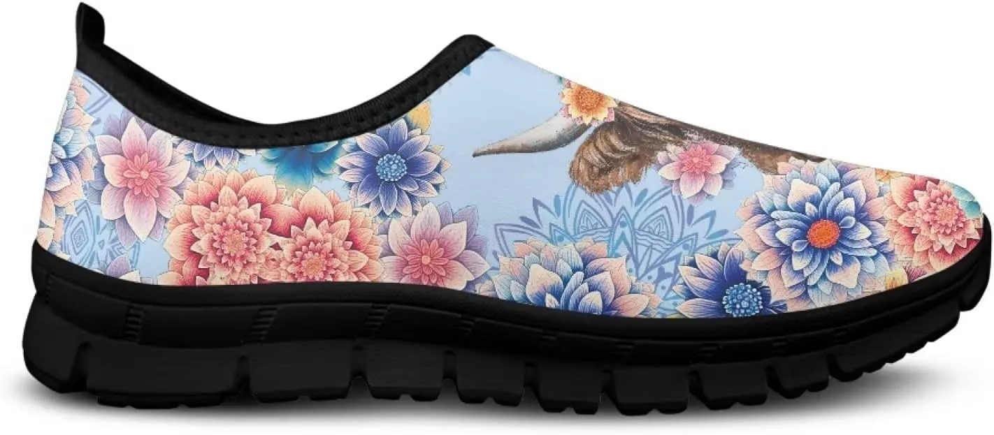 Casual Sneakers for Women Slip On Low Top Flat Walking Shoes Fashion Comfort Breathable Work Tennis Footwear