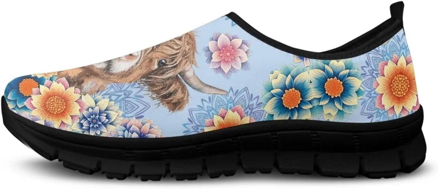 Casual Sneakers for Women Slip On Low Top Flat Walking Shoes Fashion Comfort Breathable Work Tennis Footwear