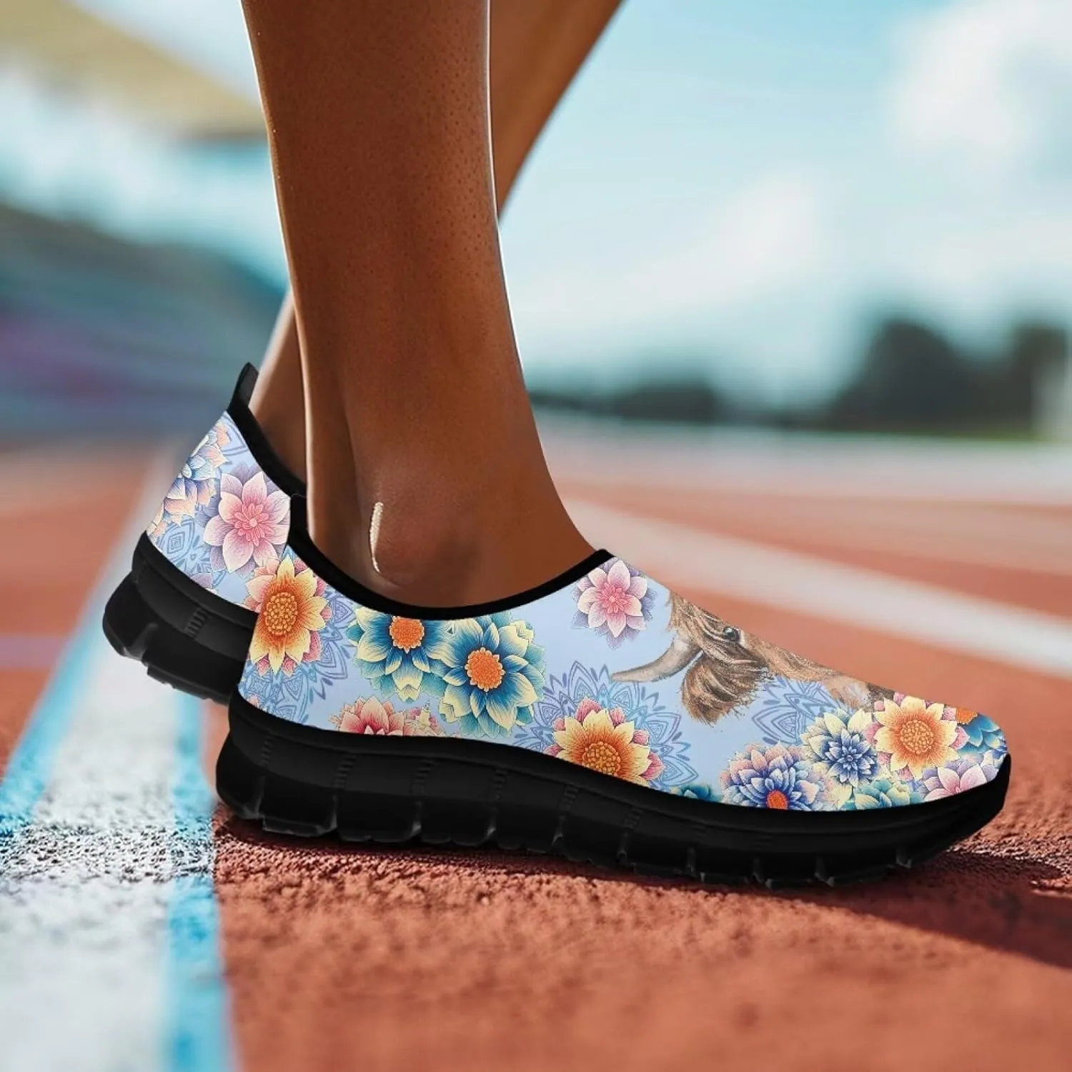Casual Sneakers for Women Slip On Low Top Flat Walking Shoes Fashion Comfort Breathable Work Tennis Footwear