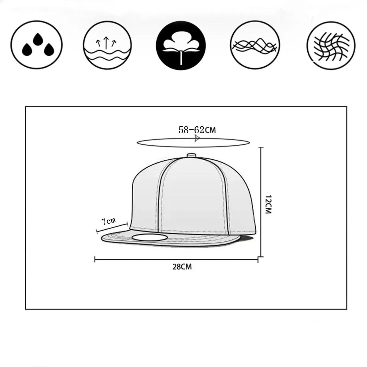 CAYLER standard flat brim hip hop snapbacks hat