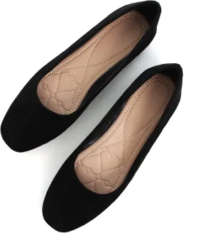 ChaiRong Zhou Women Square Toe Ballets Flats Comfort Slip On Walking Shoes for Driving